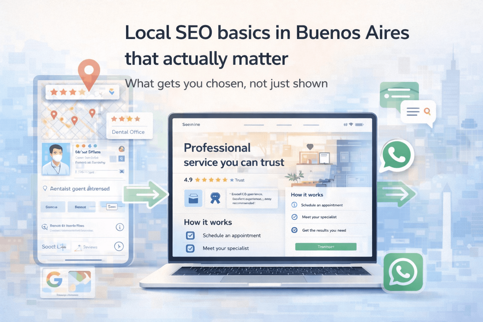 SEO local para clínicas dentales en Buenos Aires: lo que realmente importa